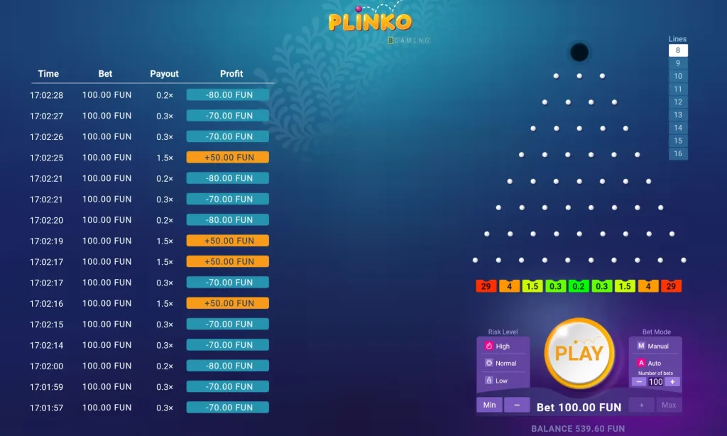 Plinko Game